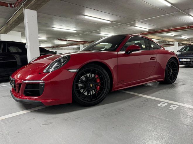 Porsche 911 991 4 GTS pdk 450 ch Rouge CARMIN de 2017
