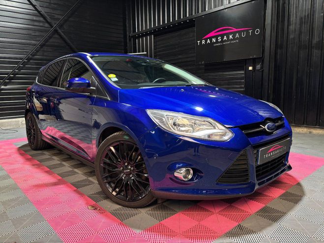 Ford Focus 1.6 TDCi 115 FAP SS Look ST Bleu de 2014