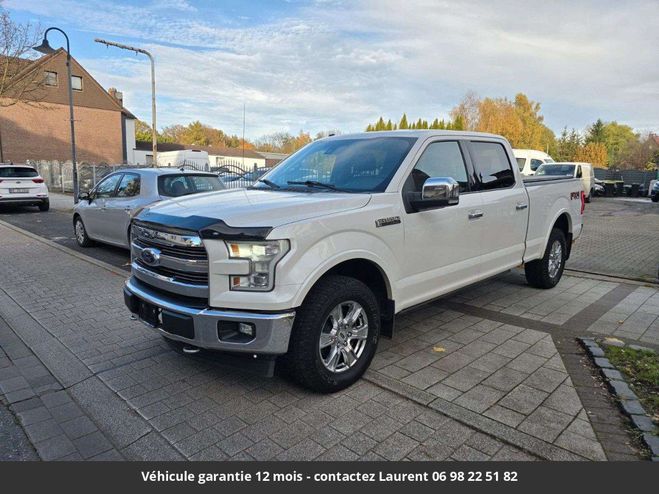 Ford F150 lariat ethanol 5.0l supercrew 4x4 tout c Blanc de 2017