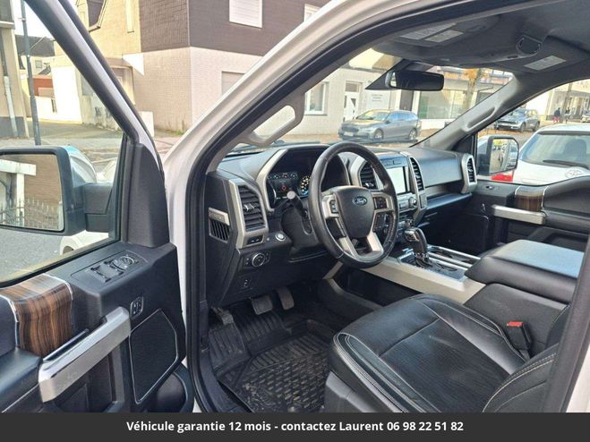 Ford F150 lariat ethanol 5.0l supercrew 4x4 tout c Blanc de 2017