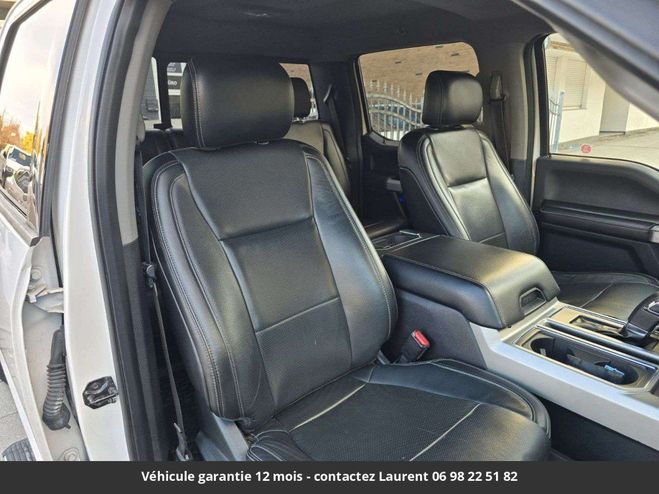 Ford F150 lariat ethanol 5.0l supercrew 4x4 tout c Blanc de 2017