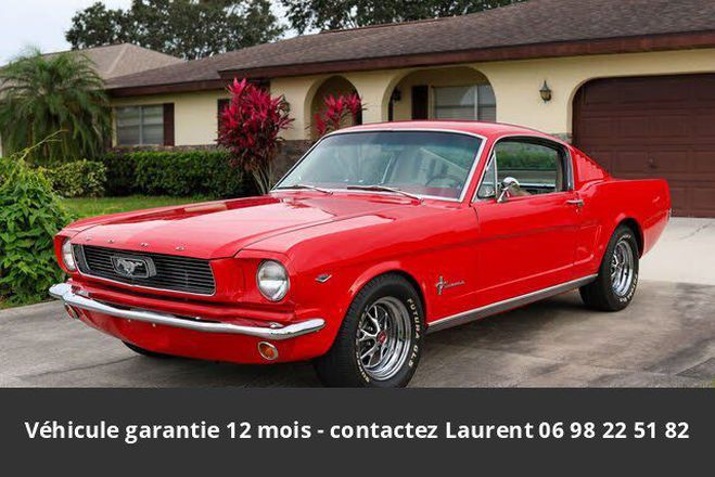 Ford Mustang fastback code a v8 1966 tout compris Rouge de 1966