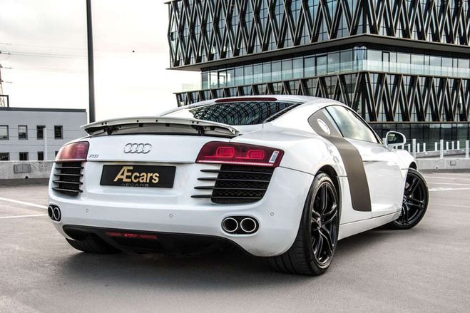 Audi R8 4.2i V8 -QUATTRO R-TRONIC -CUP SEATS CAR Blanc de 