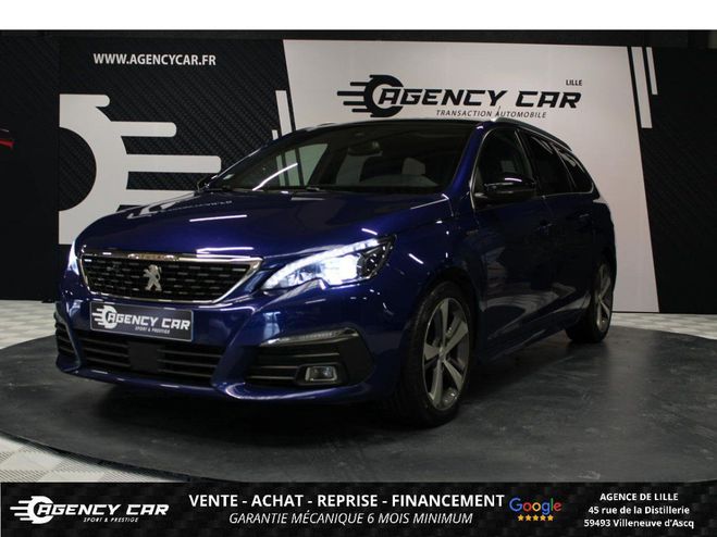 Peugeot 308 SW 2.0 BREAK GT Line BlueHDi S&S BV EAT6 BLEU de 2018