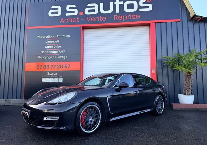 Cliquer pour voir la photo suivante Porsche Panamera Turbo V8 4.8 I 500 CV GPS- PACK CHRONO- Marron de 2009