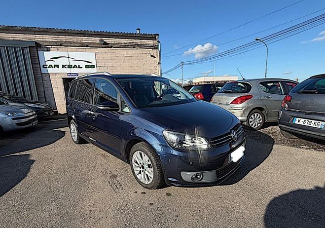 Volkswagen Touran 1.4 TSI 140CH CARAT DSG7 Bleu de 2013