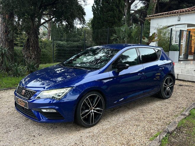 Seat Leon 2.0 TSI 290 DSG7 Cupra / SUIVI D'ENTRETI Bleu de 2019