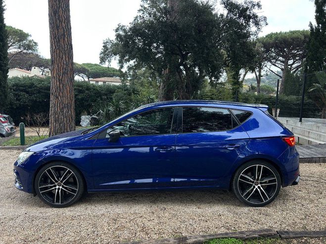 Seat Leon 2.0 TSI 290 DSG7 Cupra / SUIVI D'ENTRETI Bleu de 2019