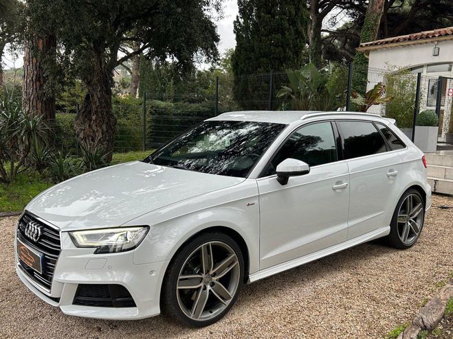 Audi A3 Sportback 2.0 TDI 150 S tronic S Line /  Blanc de 2016