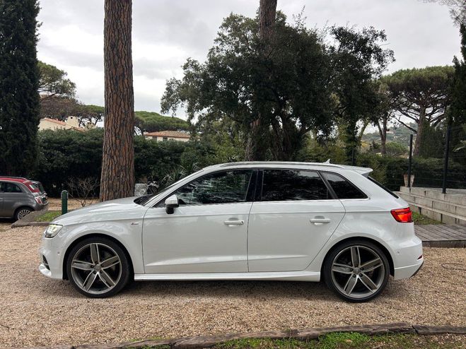 Audi A3 Sportback 2.0 TDI 150 S tronic S Line /  Blanc de 2016