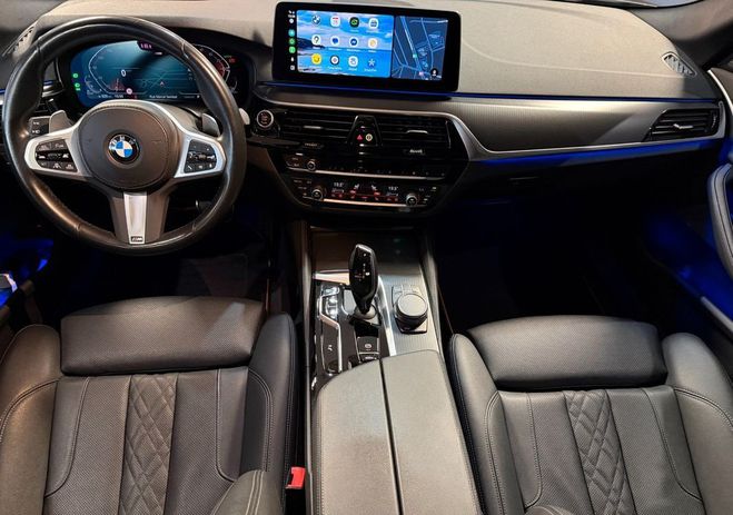 BMW Serie 5 touring 3.0 530d m sport bva + attelage  Noir de 2022