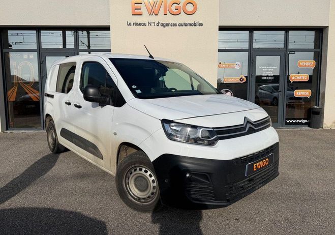 Citroen Berlingo 1.6 bluehdi 100ch camera-gps- entretien  Blanc de 2020