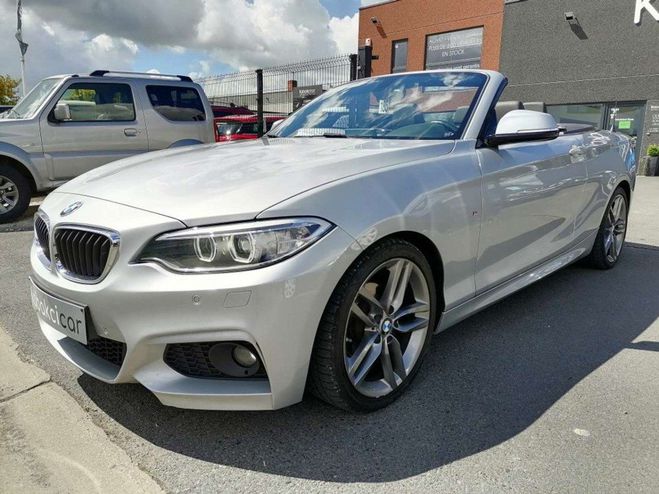 BMW Serie 2 218 Cabriolet Pack M -NAVI-CUIR-CLIM AUT Gris M�tallis� de 