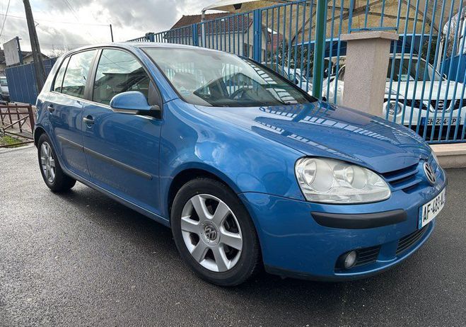 Volkswagen Golf 5 1.9l TDI portes Bleu de 2004