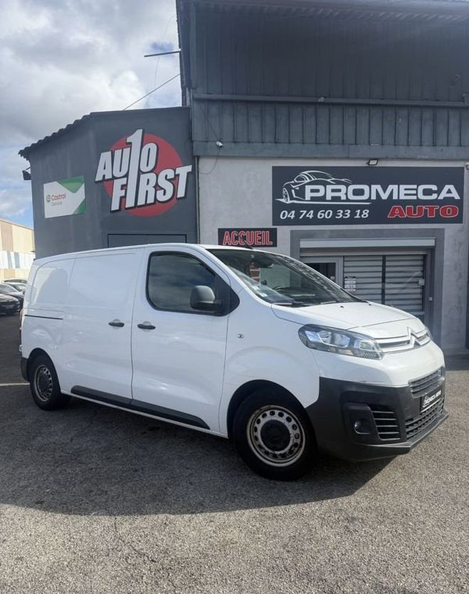Citroen Jumpy IV 1.6 BlueHDI 115CV 3 PLACE 1ERE MAIN T Blanc de 2019