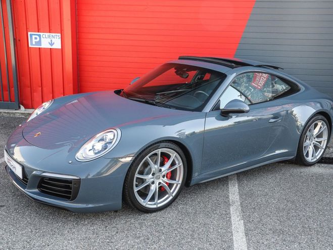 Porsche 911 991 Phase 2 Carrera 4S Coupe 3.0 420 PDK Bleu Graphite de 2016