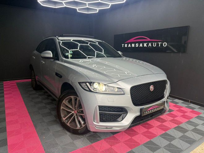 Jaguar F Pace 2L D 180ch AWD BVA8 R-Sport CHAINE FAITE Gris de 2018