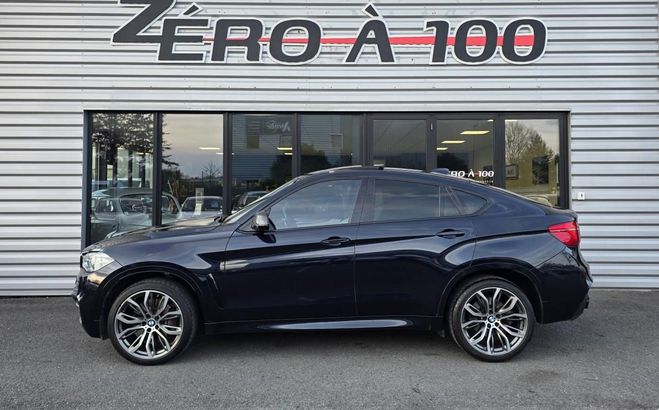 BMW X6 f16 m50d 381ch toit ouvrant sieges elect Noir de 2016