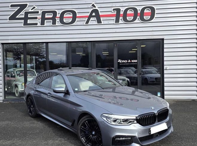 Cliquer pour voir la photo suivante BMW Serie 5 530D G30 Pack M Sport 3.0 265 ch BVA8 Fu Gris de 2018