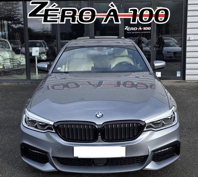 BMW Serie 5 530D G30 Pack M Sport 3.0 265 ch BVA8 Fu Gris de 2018