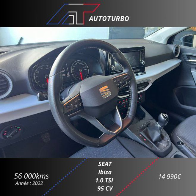 Seat Ibiza 1.0 TSI 95CH COPA Bleu F de 2022