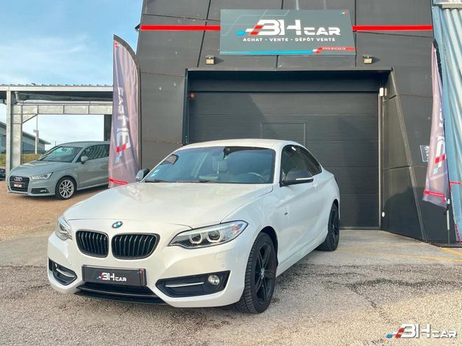 BMW Serie 2 218D 143 COUPE 2.0D ZF8 SPORT - Navigati Blanc de 2014