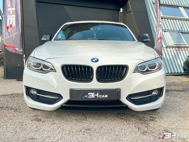 BMW Serie 2 218D 143 COUPE 2.0D ZF8 SPORT - Navigati Blanc de 2014