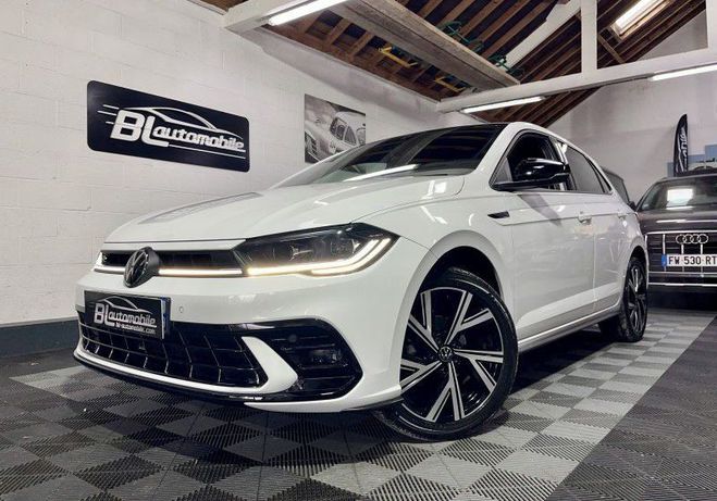 Cliquer pour voir la photo suivante Volkswagen Polo 1.0 TSI 95CH R-LINE 1ère main Blanc de 2023