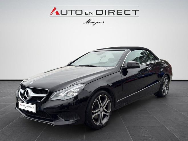 Cliquer pour voir la photo suivante Mercedes Classe E Cabriolet 250 CDI FAP - BVA 7G-Tronic Pl NOIR de 2014
