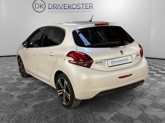 Peugeot 208 1.6 bluehdi 100cv gt line BLANC de 2016