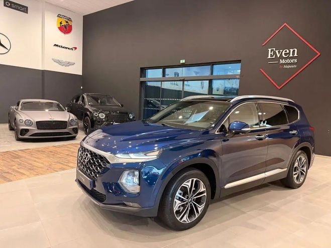 Cliquer pour voir la photo suivante Hyundai Santa Fe IV 2.2 CRDI 202 EXECUTIVE DCT-8 7PL Bleu Marine Metal de 2019