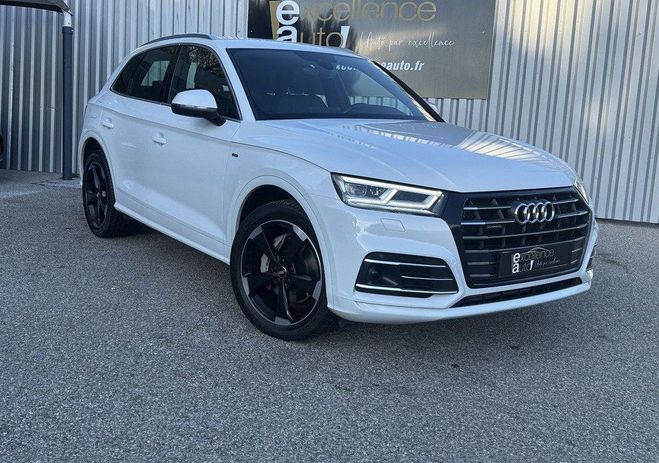 Cliquer pour voir la photo suivante Audi Q5 55 TFSI E 367CH S LINE QUATTRO TRONIC 7 Blanc de 2020