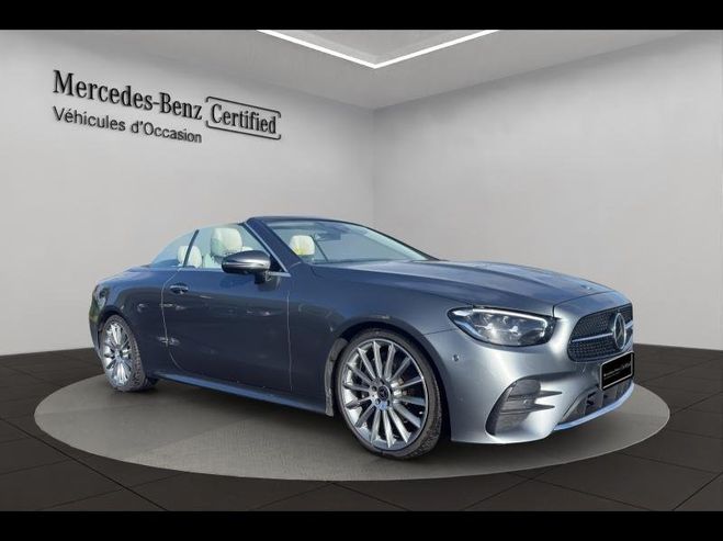 Mercedes Classe E Cabriolet 220 d 194ch AMG Line 9G-Tronic Noir Obsidienne M�tallis� de 2022