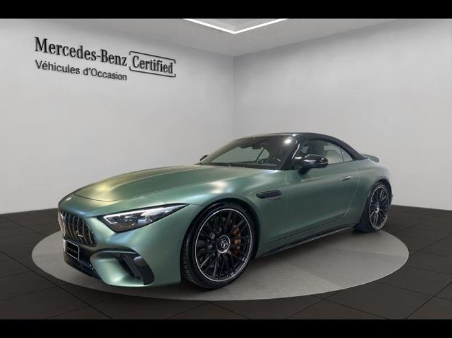 Cliquer pour voir la photo suivante Mercedes Classe SL Classe 63 AMG 612ch S E Performance 4Mat Vert Irlande Magno Manufaktur de 2024