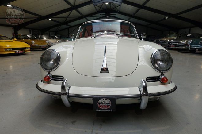 Porsche 356  Blanc de 1963