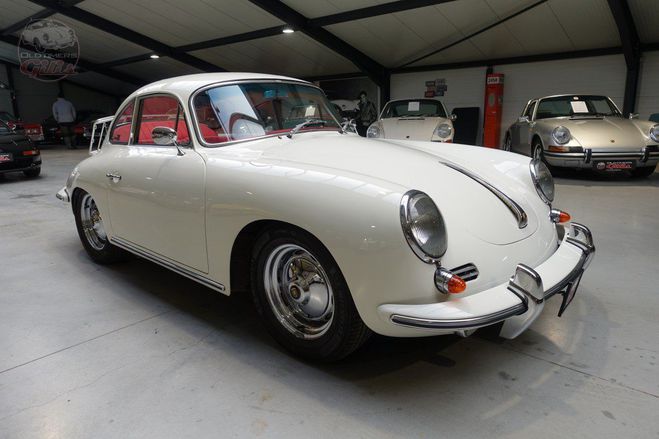 Porsche 356  Blanc de 1963