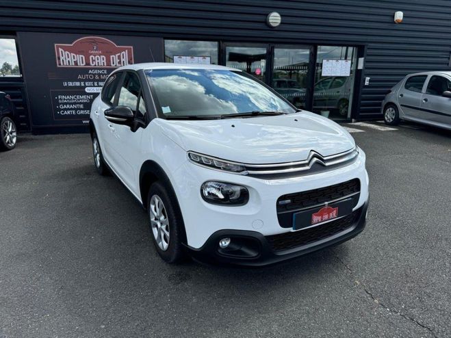 Citroen C3 1.2 PureTech 12V - 82 Feel PHASE 1 Garan BLANC de 2017