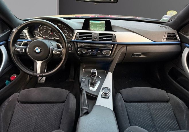 BMW Serie 4 Gran Coupe f36 420d 190ch M sport Garant Bleu de 2017