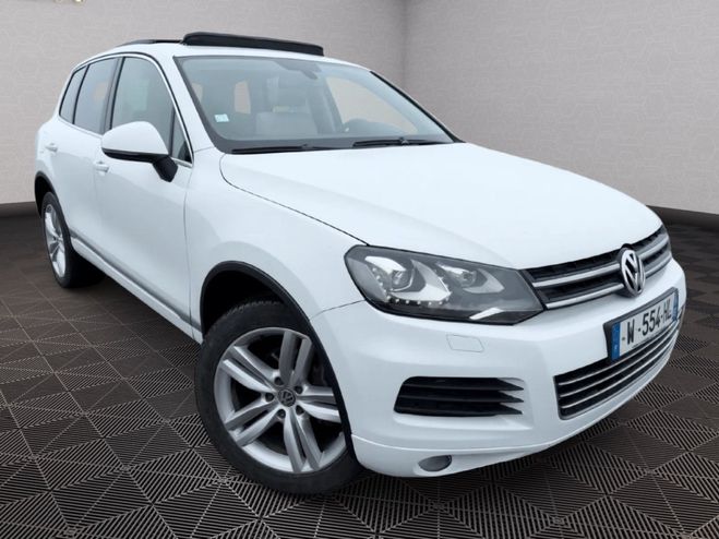 Volkswagen Touareg 3.0 V6 TDI 245 CV BlueMotion Tiptronic 4 Blanc de 2013
