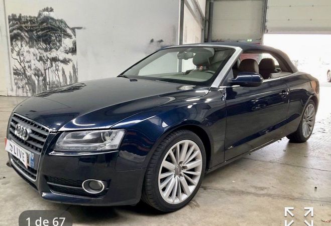 Audi A5 Cabriolet 2.0 TFSI multitronic 211ch ble Bleu de 2009