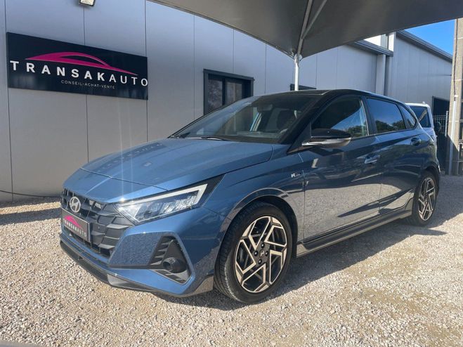 Cliquer pour voir la photo suivante Hyundai I20 1.0 T-GDI 100ch DCT-7 N-Line Creative / Bleu de 2024