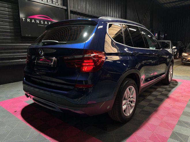 BMW X3 F25 LCI sDrive18d 150ch Executive Suivi  Bleu de 2017