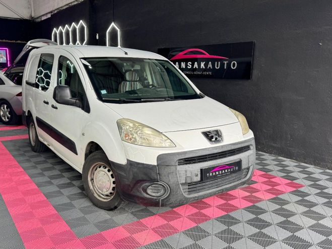 Peugeot Partner CABINE APPROFONDIE L2 1.6 HDI 90 ch ~ 5  Blanc de 2010