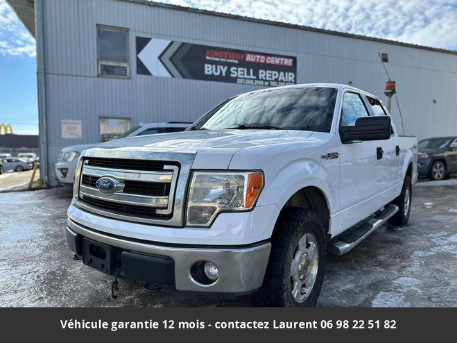 Ford F150 lariat ethanol 5.0l supercrew 4x4 tout c Blanc de 2014