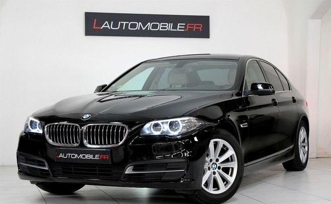 BMW Serie 5 (F10) 518DA 150CH LOUNGE PLUS Noir de 2016