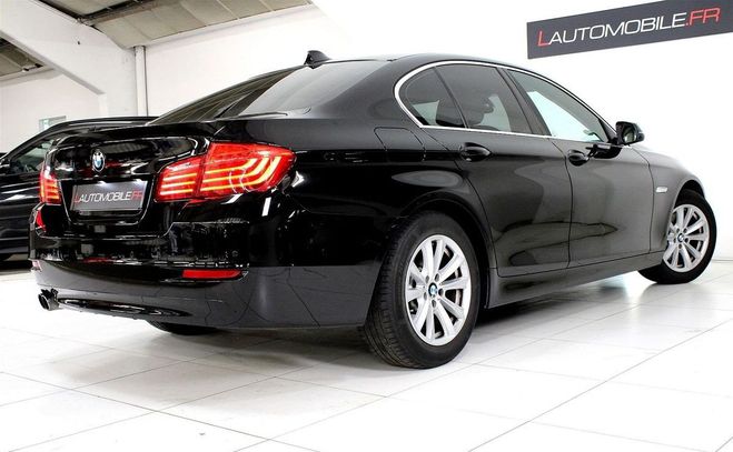 BMW Serie 5 (F10) 518DA 150CH LOUNGE PLUS Noir de 2016