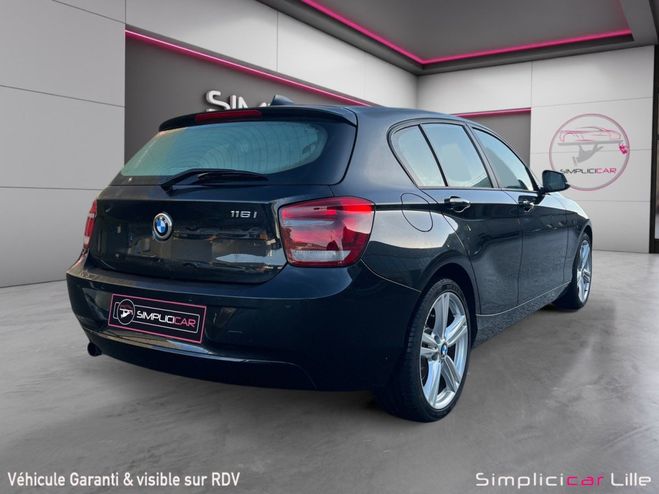 BMW Serie 1 F20 116i 136 ch Lounge A Noir de 2013