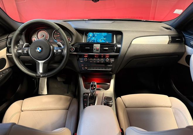 BMW X4 xDrive35dA 313 M Sport Bleu de 2017