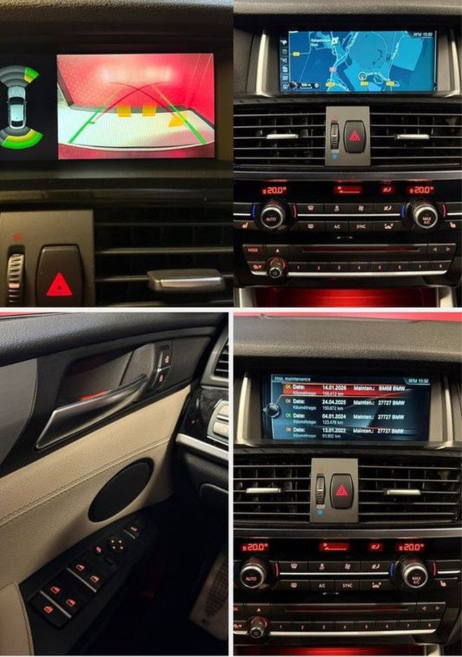 BMW X4 xDrive35dA 313 M Sport Bleu de 2017