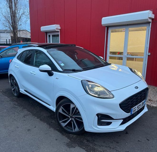 Ford Puma 1.0 Flexifuel 125ch S&S mHEV ST-Line X ( Blanc de 2022